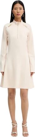 Liu Jo Vestido de punto acampanado - Dresses - Mujer - Beige - L