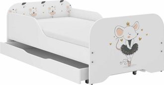 OEM Cama Infantil Mickey Mouse 160x80 Safari Mouse