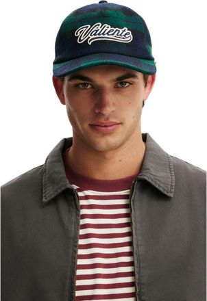 Cotton On Mens 5 Panel Hat in Navy Check Valiente at Nordstrom