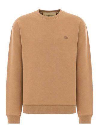 Valentino Garavani beige vlogo signature sweatshirt