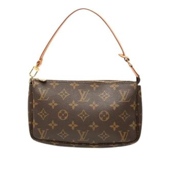 Louis Vuitton Pre-owned Pochette Accessoires - Dames - Pre-owned - Bruin - Maat: ONE Size Zijde