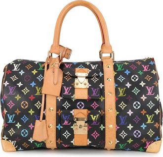 Louis Vuitton Noir Monogram Multicolore Boston Bag (Pre-Owned)