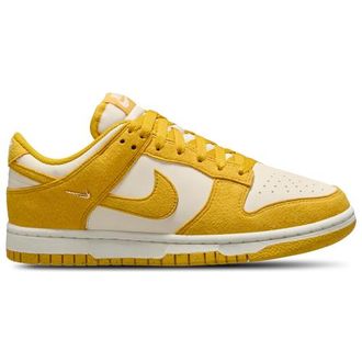 Nike Womens Dunk Low - Shoes Pale Ivory/Metallic Gold/Dark Sulfur Size 10.0