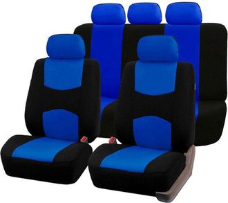 OEM Wodhmiey Fundas Asientos Coche Universales De 5 Plazas, Apta Para Fundas Asientos Coche Universales Delanteros Y Traseros Con Reposacabezas, Resistent