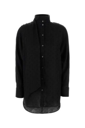 Ferragamo Womens Black Silk Shirt - Size EU 36 (Womens)