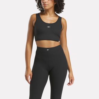 Reebok Sport-BH REEBOK, Damen, Gr. XL, N-Gr, schwarz, Obermaterial: 76% Polyester, 24% Elasthan, BHs Sport-BH, f&uuml;r bequemen Halt beim Training, f&uuml;r Erwachsen