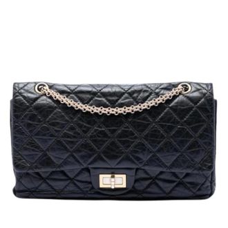 Chanel Pre-owned Double Flap Shoulder Bag - Dames - Pre-owned - Zwart - Maat: ONE Size Leer