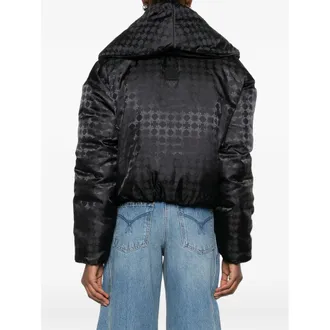 Amiri Cropped Puffer Down Jacket - Black