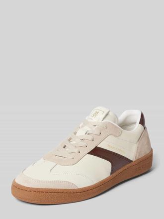 Marc O'Polo Low Top Sneaker aus Leder-Mix in Offwhite, Gr&ouml;&szlig;e 38