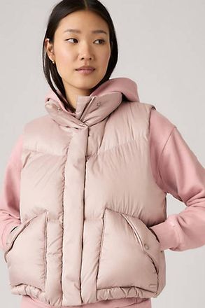 Levi's Chaleco abullonado Western - Mujer - XS - Rosa / Sphinx