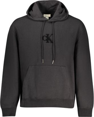 Calvin Klein Zwarte Katoenen Heren Hoodie