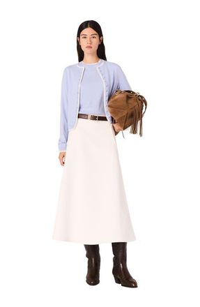 Maje Knit embellished cardigan in Blue at Nordstrom, Size X-Small