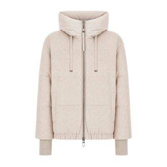 Duno Jassen, Dames, Beige, S, Polyester, Balloon Prato Mestre Down Jacket