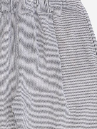 Babe & Tess Boys Short Pants Navy Striped Cotton Blend