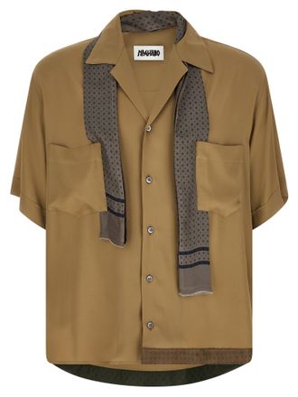 Magliano Beige Acetate Mens Blouse