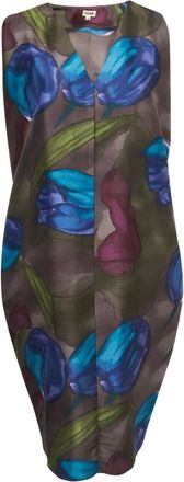 Kenzo Abito corto con stampa - Marrone