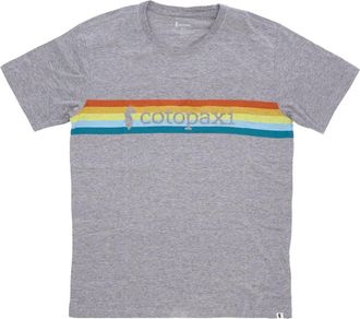 Cotopaxi Horizon Tee Heather Grey - Heren - T-shirts - Grijs - XL - Katoen - Tops