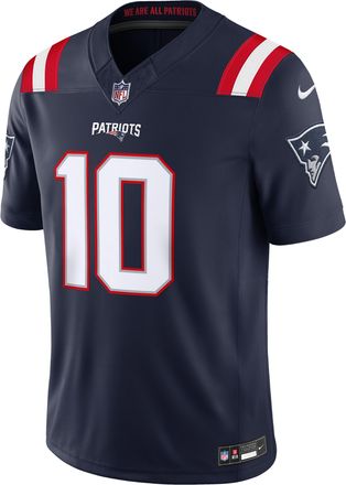 Nike Drake Maye New England Patriots Nike Mens Dri-FIT NFL Stitched Limited Jersey in Blue | 37NMNPLH8KF-V77