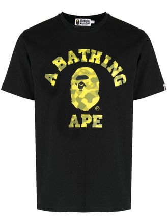 A BATHING APE tシャツ DENIM BAPE STA LOGO TEE レディース