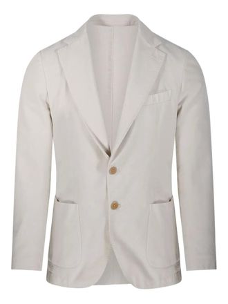 Santaniello two-button patch-pocket blazer - Neutrals