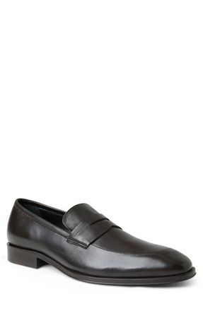 Bruno Magli Maioco Penny Loafer in Dark Brown at Nordstrom, Size 8