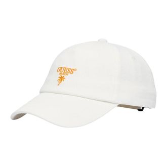 Guess Baseball Cap - Heren - Petten - Wit - ONE Size - Katoen - Accessoires