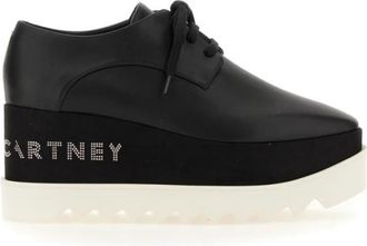 Stella McCartney Elyse Schoenen - Dames - Veterschoenen - Zwart - 40 EU - Polyester - Schoenen