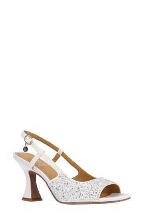J. Rene&eacute; Loredana Slingback Sandal in White at Nordstrom, Size 10.5