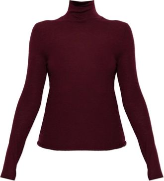 Lisa Yang Lory Cashmere Turtleneck - Dames - Truien - Rood - Maat: XS Kasjmier