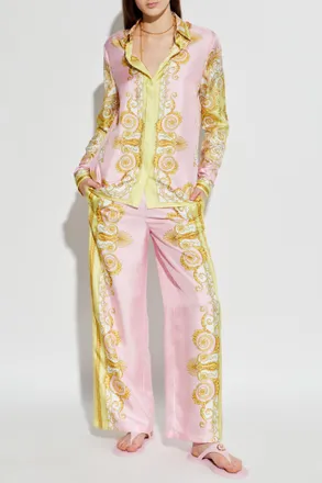 Versace Silk Shirt, Womens, Multicolour
