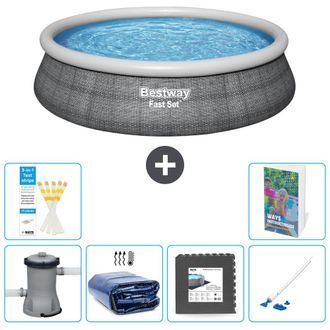 Bestway Piscina Bestway Fast Set Redonda - 457x84 Cm - 7-piezas S315