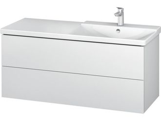Duravit Duravit L-cube M&oacute;dulo Mural 1220mm De Ancho, Profundidad 481, 2 Cajones, Apto Para P3 Comfort Art&iacute;culo 233412, Lavabo A La Derecha, Color: Decoraci&oacute;n 