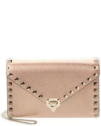 Valentino Rockstud Mini Grainy Leather Shoulder Bag