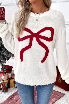 Azura Exchange Kerst Gebreide Pullover Sweater