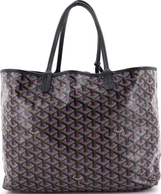 Goyard Saint Louis Tote Claire Voie Coated Canvas PM