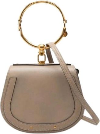 Chlo&eacute; Pre-owned Nile Cross Body Bag - Dames - Vintage Schoudertas - Bruin - ONE Size - Leer - Vintage