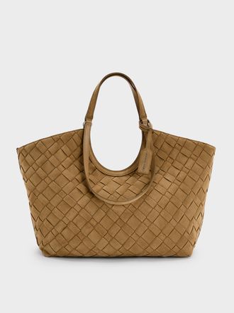 Charles & Keith Ivette Woven Tote Bag