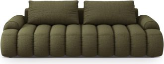CXL by Christian Lacroix Sof&aacute; cama con ba&uacute;l de almacenaje 4 plazas tejido estructural verde