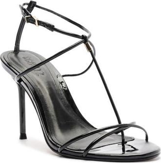 Schutz Jules Ankle Strap Sandal in Black at Nordstrom, Size 6.5