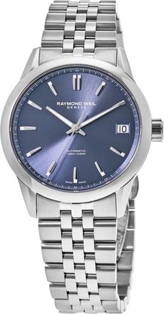 Raymond Weil Freelancer Automatic Date Blue Dial Stainless Steel Mens Watch 2741-ST-50001