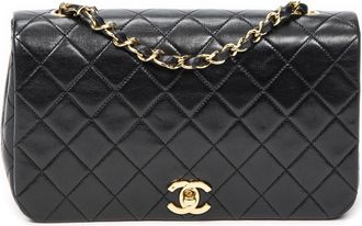 Chanel Pre-owned Womens Mademoiselle Full Flap Shoulder bag - Black - One Size