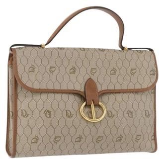 Dior Pre-owned Handbags, female, Beige, Size: ONE SIZE Pre-owned Vintage Hand Bag