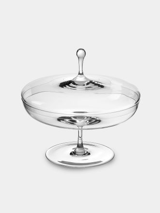 Lobmeyr Hand-Blown Crystal Flat Candy Dish