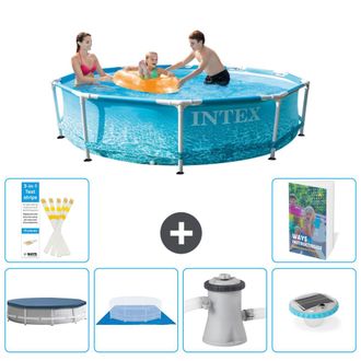 Intex Piscina Con Estructura Redonda - 305x76 Cm - 7-piezas S74