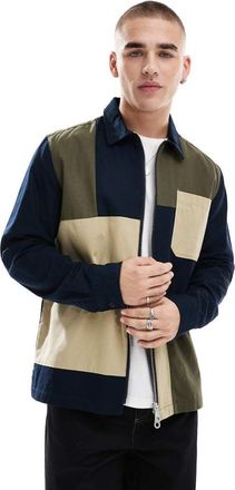 Farah Burleigh - Giacca con motivo patchwork e zip-Multicolore