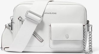 Michael Kors Bryant Medium Leather Camera Crossbody Bag With Card Case