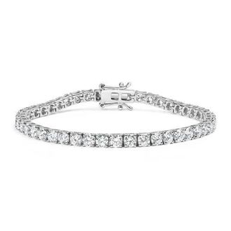 House of Brilliance 14K White Gold 5.00 Cttw Lab Grown Diamond Classic Tennis Bracelet - 7.25 at Nordstrom