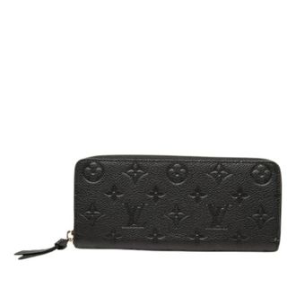 Louis Vuitton Pre-owned Wallets, female, Black, Size: ONE SIZE Pre-owned Long Wallet