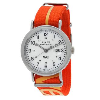 Timex Weekender Quartz White Dial Mens Watch TW2W99500
