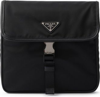 Prada RE-NYLON AND SAFFIANO SHOULDER BAG - Prada - Man